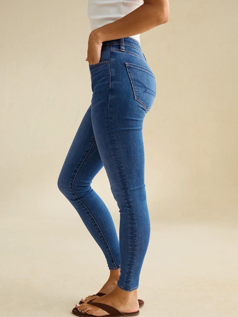 American Eagle Outfitters Dark Blue Denim Jeans